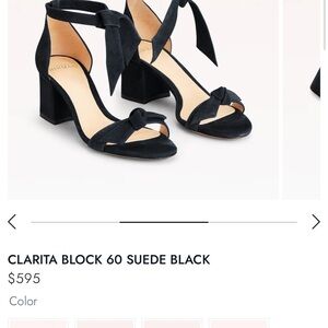 Alexander Birman suede black 60 block heel